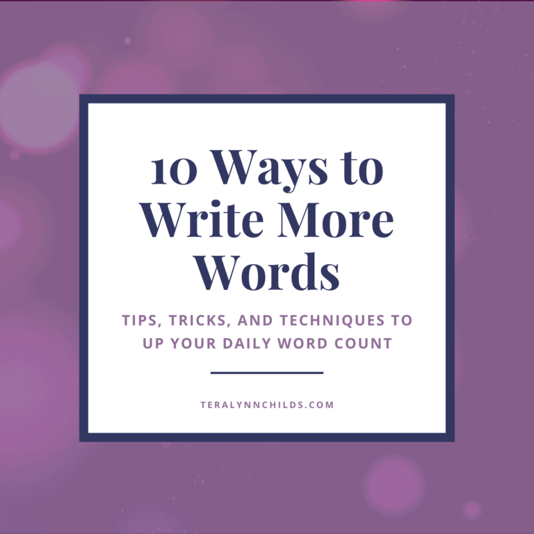 10 Ways to Write More Words