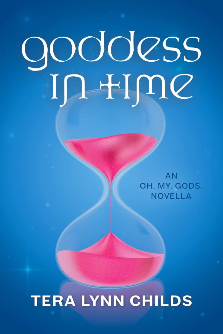 Goddess in Time is a standalone novella in Tera Lynn Childs’s popular Oh. My. Gods. series. If you like mythology, romance, and spunky girls who let nothing stand in their way, you’ll love the descendants of the gods who live, laugh, and love on the supposedly-uninhabited Greek island of Serfopoula.