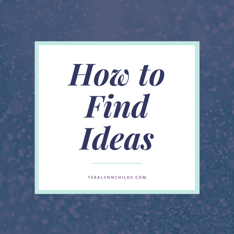 How to Find Ideas
