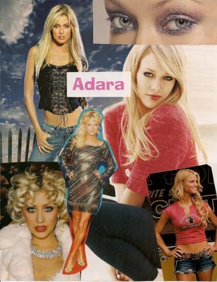 Adara Spencer Character Collage