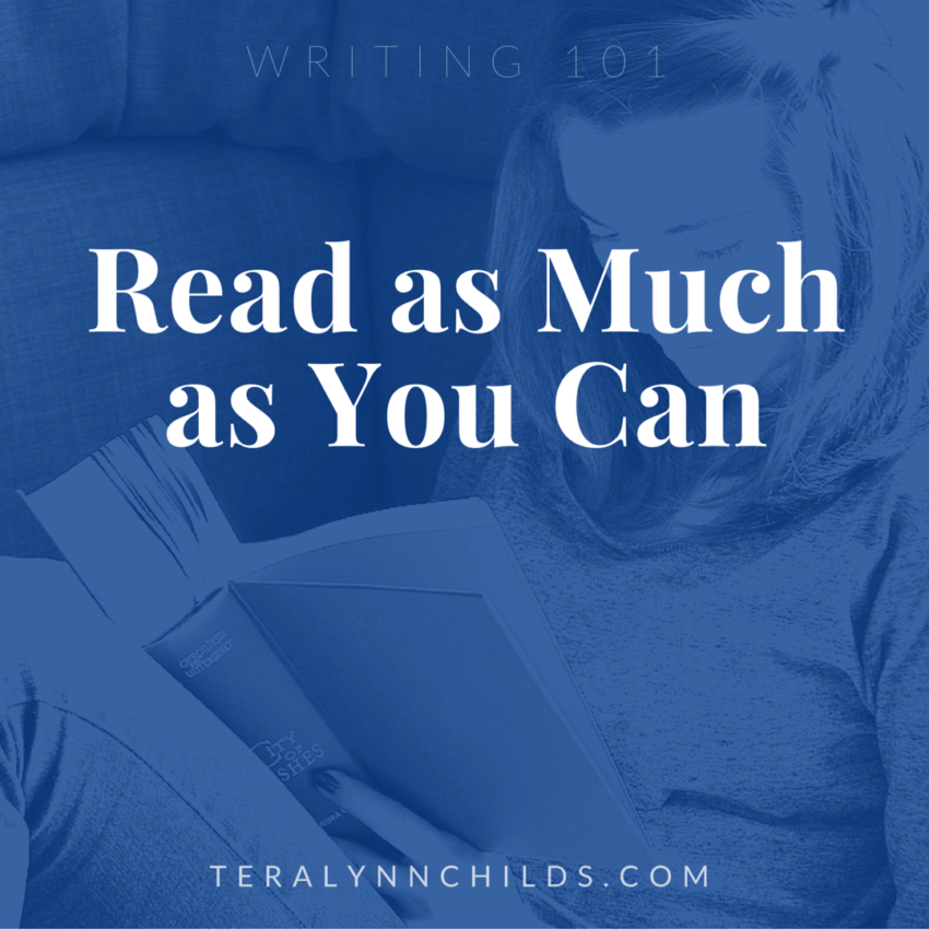 YA author Tera Lynn Childs dishes on the first step to becoming a writing: reading. Click through to read why.