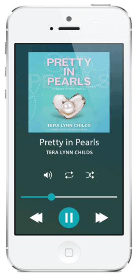 Pretty in Pearls audiobook mockup.