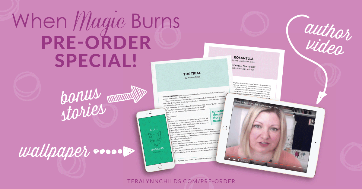 When Magic Burns Pre-Order Special » Pre-order When Magic Burns, the third Darkly Fae novella, and get awesome freebies like bonus stories, wallpaper, and an author video. Offer ends October 27, 2015. Click through to find out how!